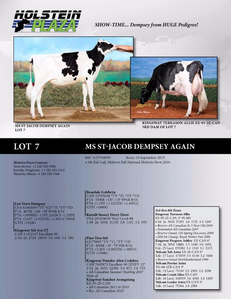 Datasheet for Ms St-Jacob Dempsey Again